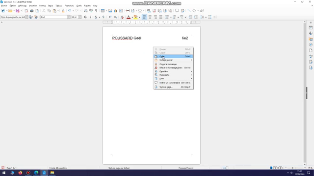 Pod - 6Ème - Page De Garde